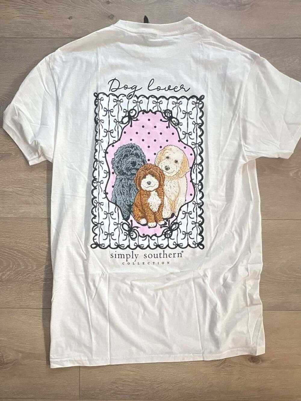 Simply Southern Dog Lover T-Shirt White